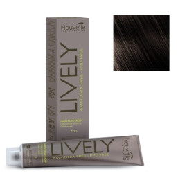 Крем-краска для волос Nouvelle Lively Hair Color 2 коричневый 100 мл