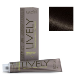 Крем-краска для волос Nouvelle Lively Hair Color 4.3 золотистый каштан 100 мл