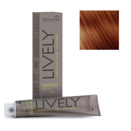 Крем-краска для волос Nouvelle Lively Hair Color 7.4 медный блонд 100 мл