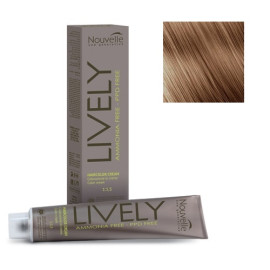 Крем-краска для волос Nouvelle Lively Hair Color 8.3 золотистый светлый блонд 100 мл