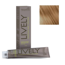 Крем-краска для волос Nouvelle Lively Hair Color 8.34 медно-золотистый светлый блонд 100 мл