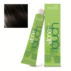 Крем-краска для волос Nouvelle Touch 3.78 черный жемчуг 60 мл