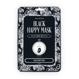 Тканевая маска Kocostar Black Happy Mask