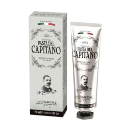Зубная паста Pasta Del Capitano Premium Charcoal с древесным углем 75 мл