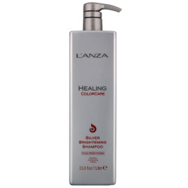 Шампунь L'anza Healing ColorCare Silver Brightening Shampoo для устранения желтизны 1000 мл