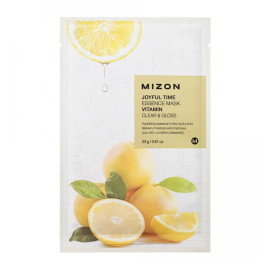 Тканевая маска с экстрактом лимона и витаминами Mizon Joyful Time Vitamin Essence Mask 23 г