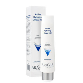 Крем для лица активное увлажнение Aravia Active Hydrating Cream 24H 100 мл