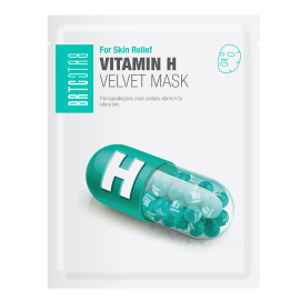 Тканевая маска BRTC с витамином H для проблемной кожи лица