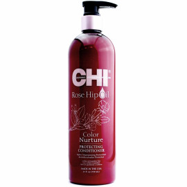 Защитный кондиционер для окрашенных волос CHI Rose Hip Oil Color Nurture Protecting Conditioner 739 мл