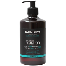 Бессульфатный шампунь от выпадения волос Rainbow Exclusive Макадамия и Биотин 500 мл