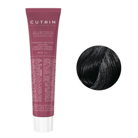 Краска для волос Cutrin Aurora Permanent 1.0 черный 60 мл