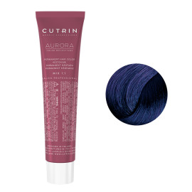 Краска для волос Cutrin Aurora Permanent 0.1 спокойный синий 60 мл