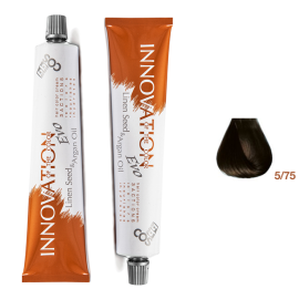 Крем-краска для волос BBcos InnovationEvo 5/75 каштановий світлий шоколадний 100 мл