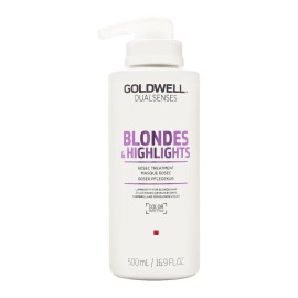 Интенсивная маска Goldwell DualSenses Blondes & Highlights 60Sec Treatment для осветленных волос 500 мл