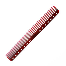 Расческа для стрижки Y.S.Park Cutting Combs YS-s339 Transparent Red 175 мм