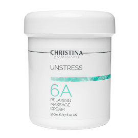 Расслабляющий массажный крем Christina Unstress Relaxing Massage cream 500 мл