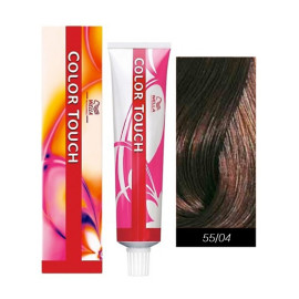 Краска для волос Wella Color Touch Plus 55/04 Светло-коричневый натуральный красный 60 мл