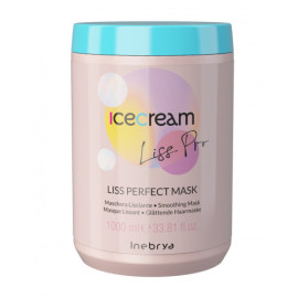Маска разглаживающая жесткие и пушистые волосы Inebrya Ice Cream Liss Perfect Mask 1000 мл