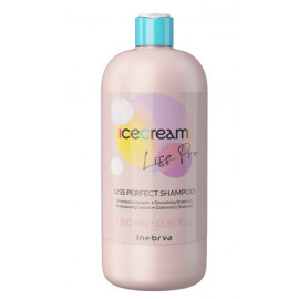 Шампунь разглаживающий жесткие и пушистые волосы Inebrya Ice Cream Liss Perfect Shampoo 1000 мл