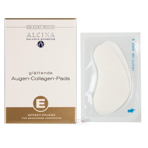 Коллагеновые салфетки для век Alcina Collagen Eye Wipes 10 x 2 шт