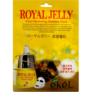 Тканевая маска Ekel для активного питания кожи с экстрактом пчелиного маточного молочка 25 мл