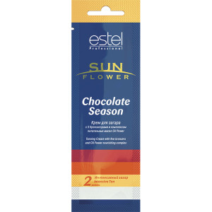Солнцезащитный крем Estel Sun Flower Chocolate Season для загара 15 мл