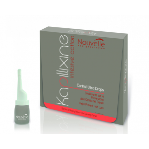Средство Nouvelle Kapillixine Control Ultra Drops против выпадения волос с экстрактом красного женьшеня 10 x 7 мл