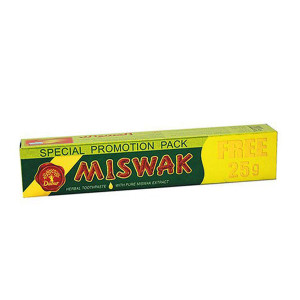 Зубная паста Dabur Miswak Травяная 50 г + 25 г