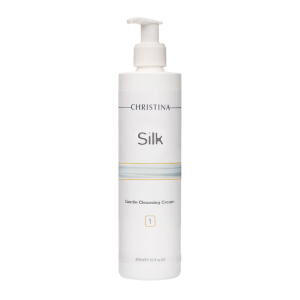 Очищающее крем-мыло Christina Silk Gentle Cleansing Cream шаг 1 300 мл