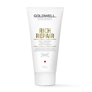Восстанавливающая маска для волос Goldwell DualSenses Rich Repair 60Sec для поврежденных волос 50 мл