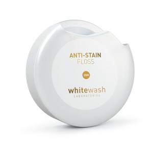 Зубная нить-флосс WhiteWash Laboratories Nano Anti-Stain против пятен 25 м