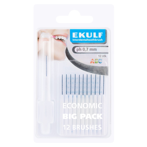 Щетки для межзубных промежутков Ekulf Ph 0.7 мм 12 шт