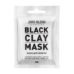 Черная глиняная маска для лица Joko Blend Black Сlay Mask 20 г