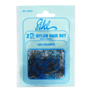Сеточка-паутинка для причесок Sibel Hair Nets 1180233-45 темно-коричневая 2 шт
