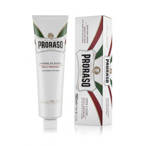 Крем для бритья чувствительной кожи Proraso Shave Cream Tube Sensitiv с зеленым чаем и овсом 150 мл