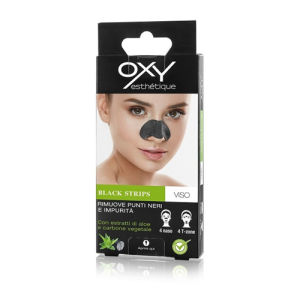 Полоски для очищения носа и Т-зоны Oxy Black T Zone Strips 8 шт