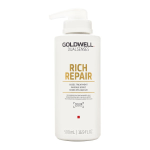 Восстанавливающая маска для волос Goldwell Dualsenses Rich Repair 60Sec Treatment для поврежденных волос 500 мл