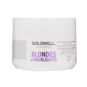 Интенсивная маска Goldwell DualSenses Blondes & Highlights 60Sec Treatment для осветленных волос 200 мл