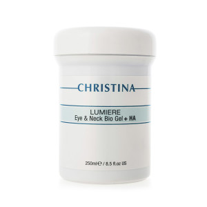 Гель с гиалуроновой кислотой для кожи вокруг глаз и шеи Christina Eye & Neck Bio gel + HA Lumiere 250 мл