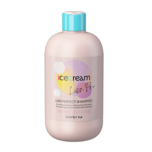 Шампунь разглаживающий жесткие и пушистые волосы Inebrya Ice Cream Liss Perfect Shampoo 300 мл