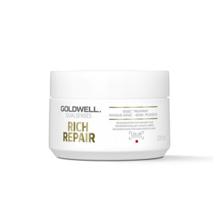 Восстанавливающая маска для волос Goldwell Dualsenses Rich Repair 60Sec Treatment для поврежденных волос 200 мл