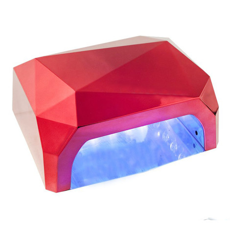 Світлодіодна + УФ-лампа для нігтів Simei Diamond Red 36 Вт