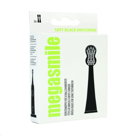 Насадки для звукової електричної щітки Megasmile Black Whitening soft 2 шт