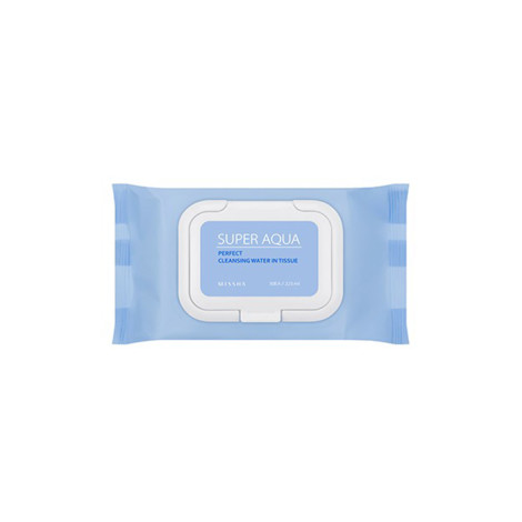 Очищаючі серветки Missha Super Aqua Ідеальна очищаюча вода В тканинах зволоження 30 шт