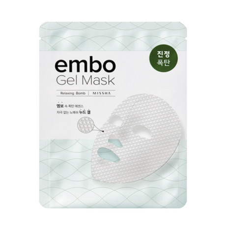Гелева маска для обличчя Missha Embo Gel Mask Relaxing-Bomb заспокійлива 30 г