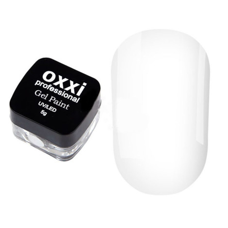 Гелева фарба Oxxi 2 білої 5 г