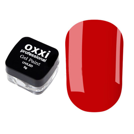 Гелева фарба Oxxi 5 червона 5 г