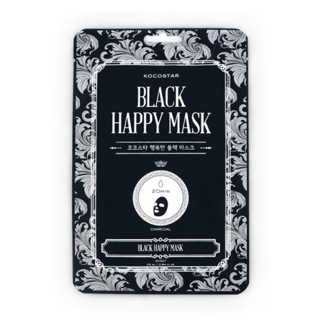 Тканинна маска Kocostar Чорна щаслива маска