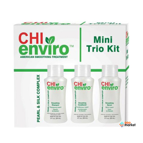 Набір міні-тріо CHI Enviro Mini Trio kit для домашнього догляду за волоссям 59мл + 59 мл + 59 мл