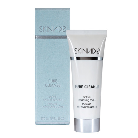Піна для ефективного очищення шкіри обличчя виготовлена косметикою SkinnikS Pure Cleance 100 мл